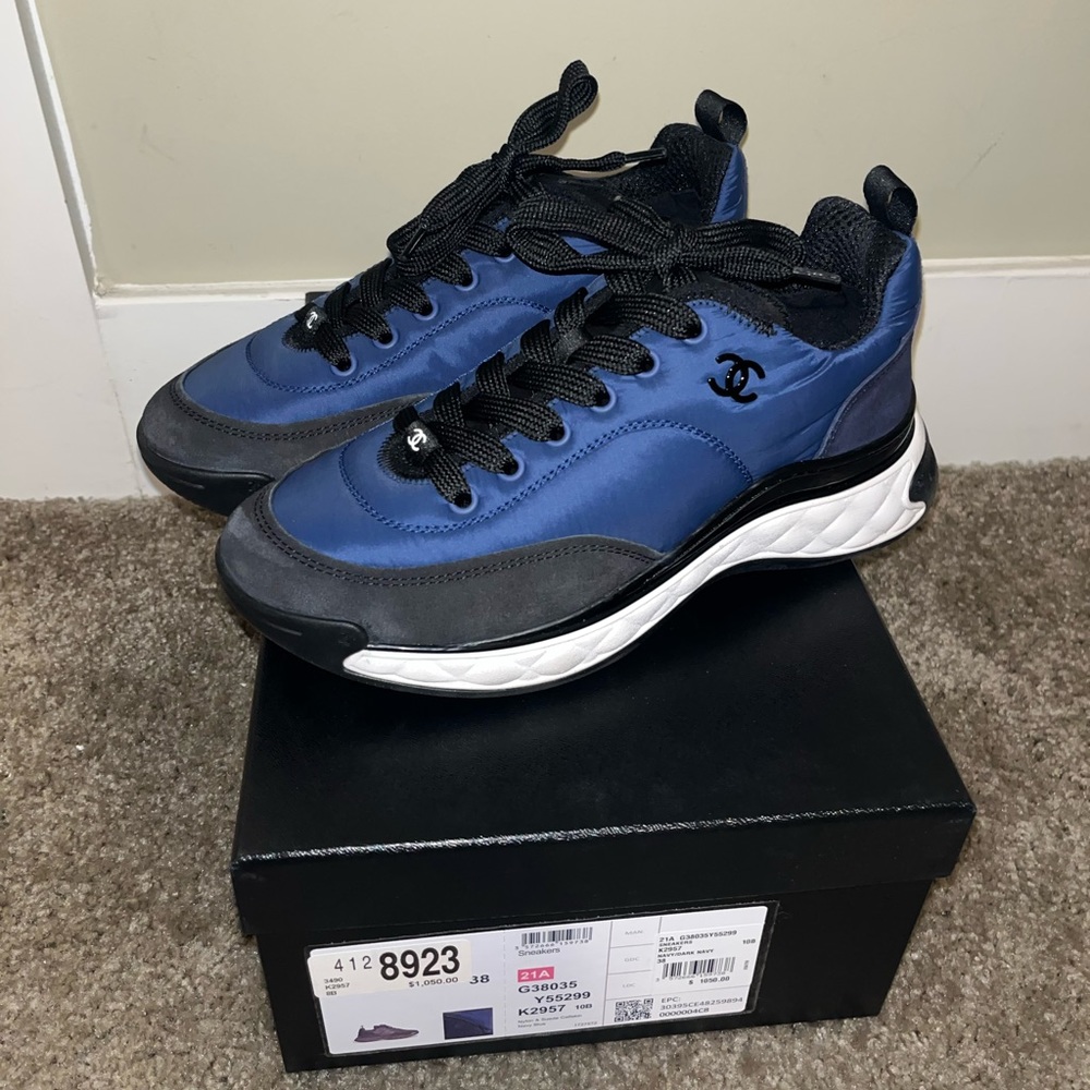 Navy/Dark Navy BRAND NEW Chanel Sneakers
